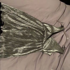 Forever 21 sparkly metallic dress
